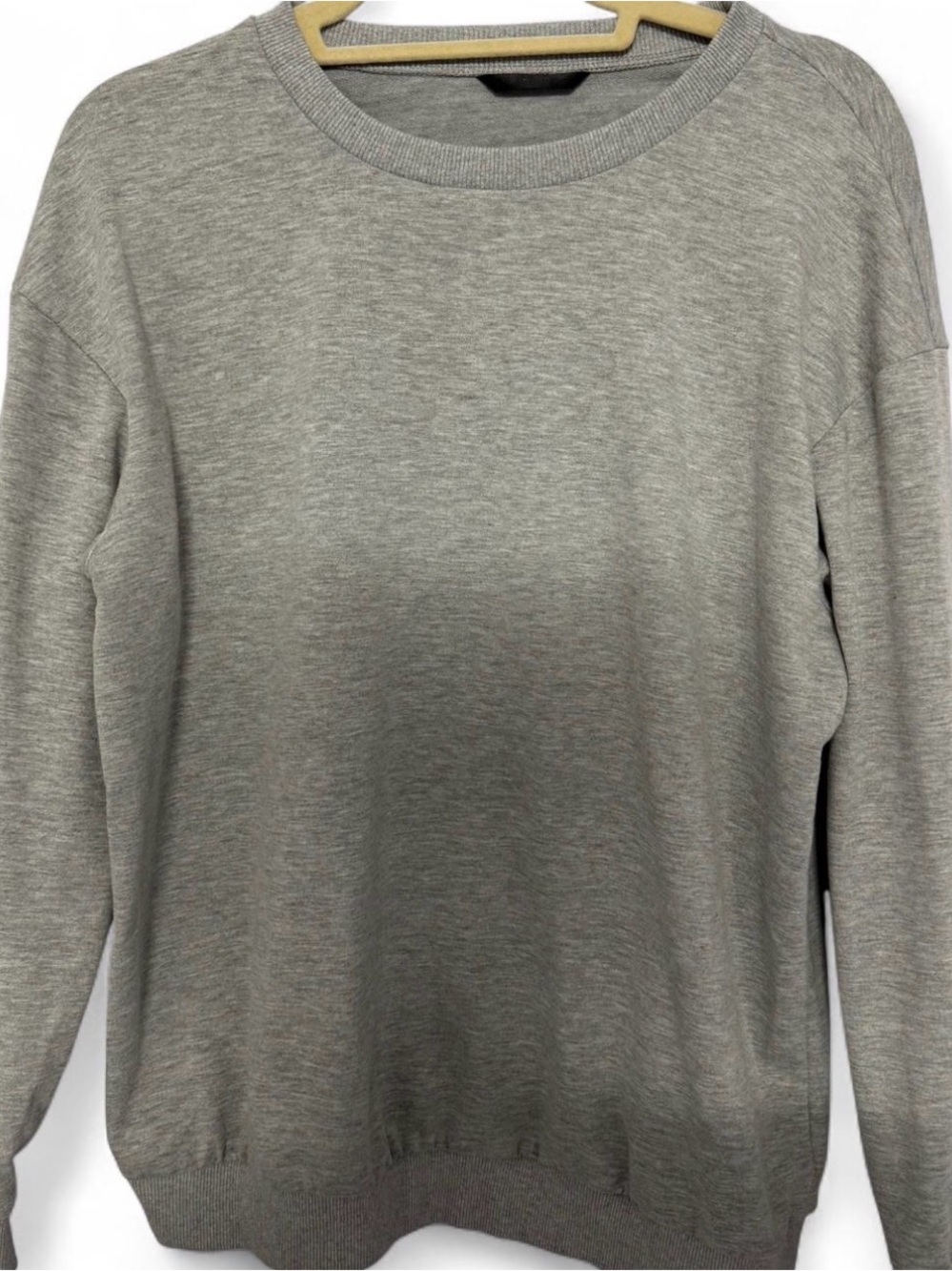 SHEIN Heather Gray Crew Neck Sweater